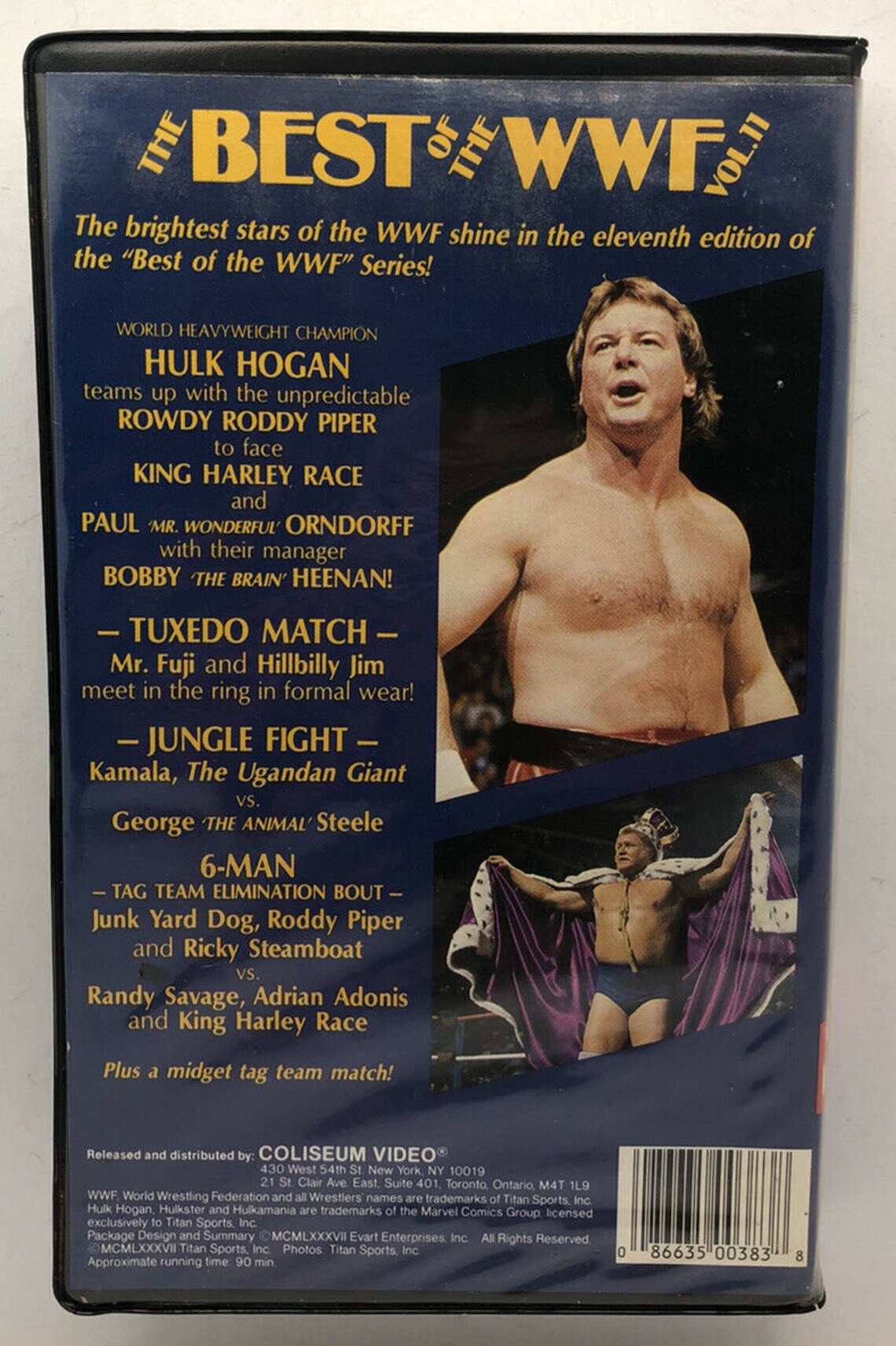 Best Of The Wwf Volume 11 Vhs Coliseum Video Tape Wrestling Etsy