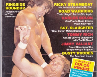Cup-Meisterschaft Wrestling Oktober 1984 Ricky Steamboat Road Krieger Jogi Valiant