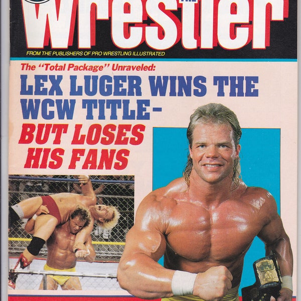 The Wrestler Magazine November 1991 Lex Luger Rick Steamboat Roddy Piper WWF WCW