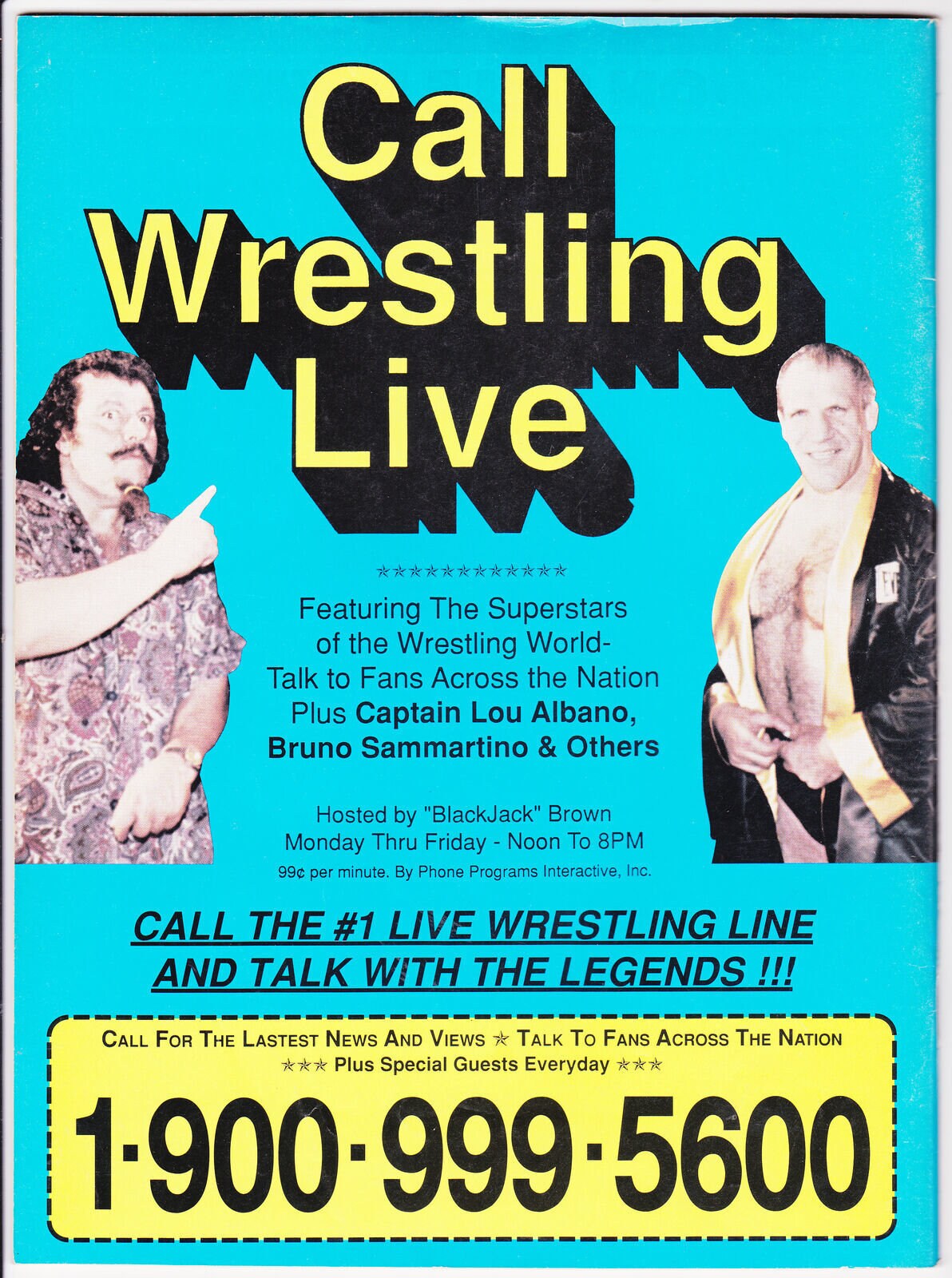 Sports Review Wrestling Magazine 1989 Year in Pictures Sting Etsy