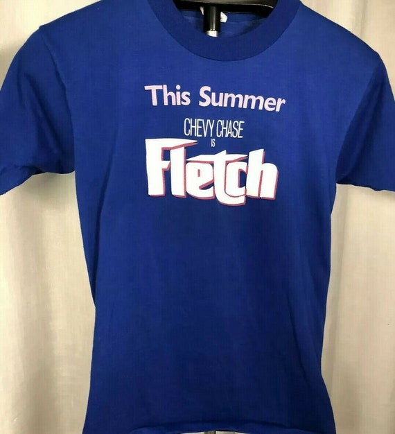 Vintage Fletch Movie Promo T-Shirt 1985 80S Film … - image 1