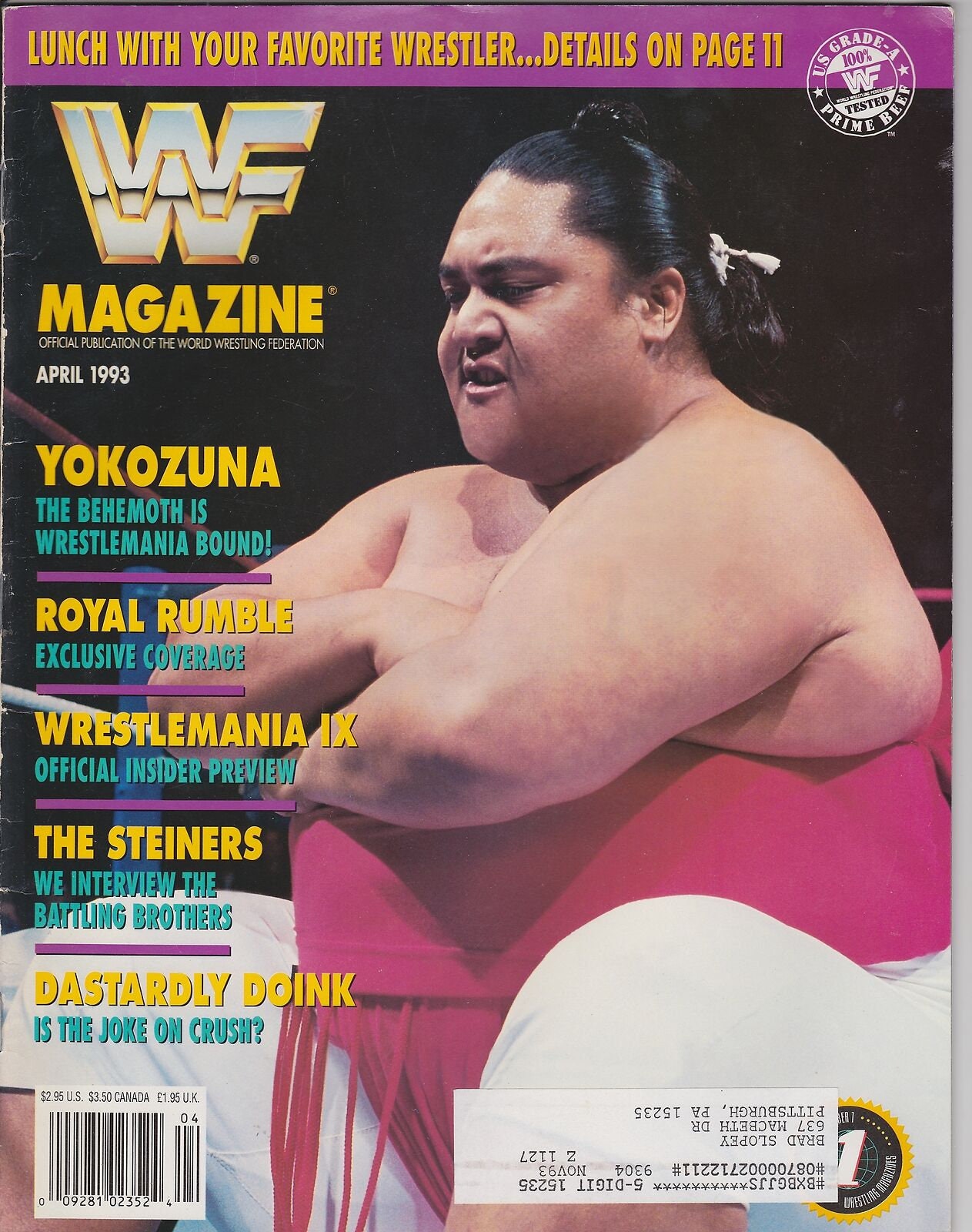Wwf magazine covers