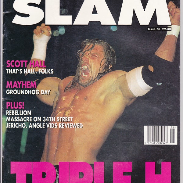 Power Slam Magazine 78 January 2001 Wrestling Triple H Scott Hall WWF WCW