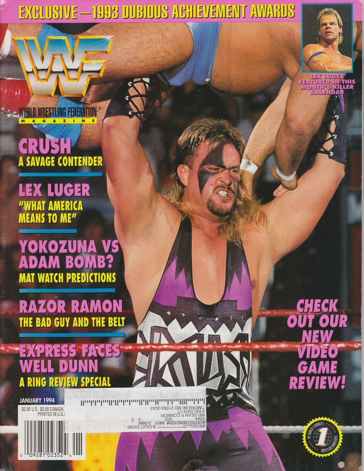 MONTH : January PUBLICATION NAME : WWE Magazine SUBJECT : Sports & Outd...