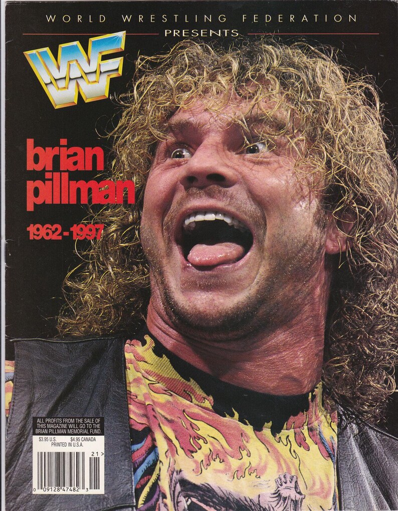 thumbnail image 2 of Brian Pillman 90s Wrestling Legend T-Shirt - WWF WCW ECW - Gildan Black Tee 2 of 5