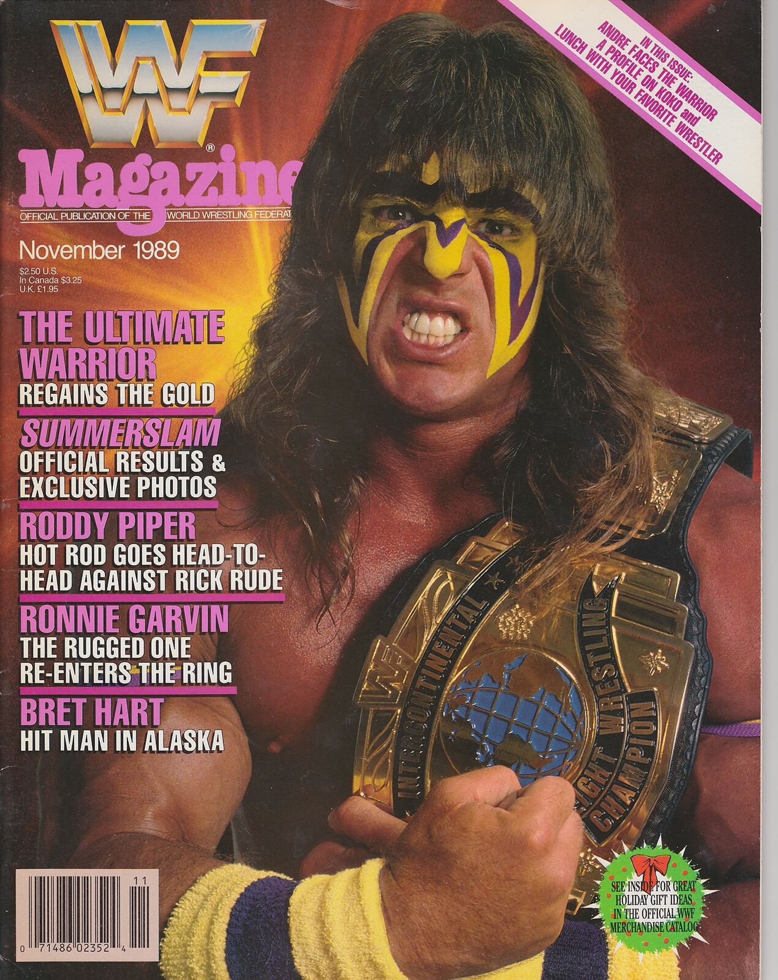vintage wwf magazine