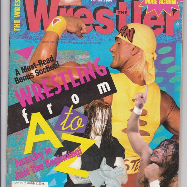 The Wrestler Magazine Winter 1994 Wrestling A To Z Hulk Hogan Sabu Wcw Ecw 90S