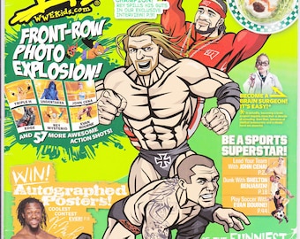 WWE Kids Magazine Juni 2010 Triple H Randy Orton Kofi Kingston Rey Mysterio