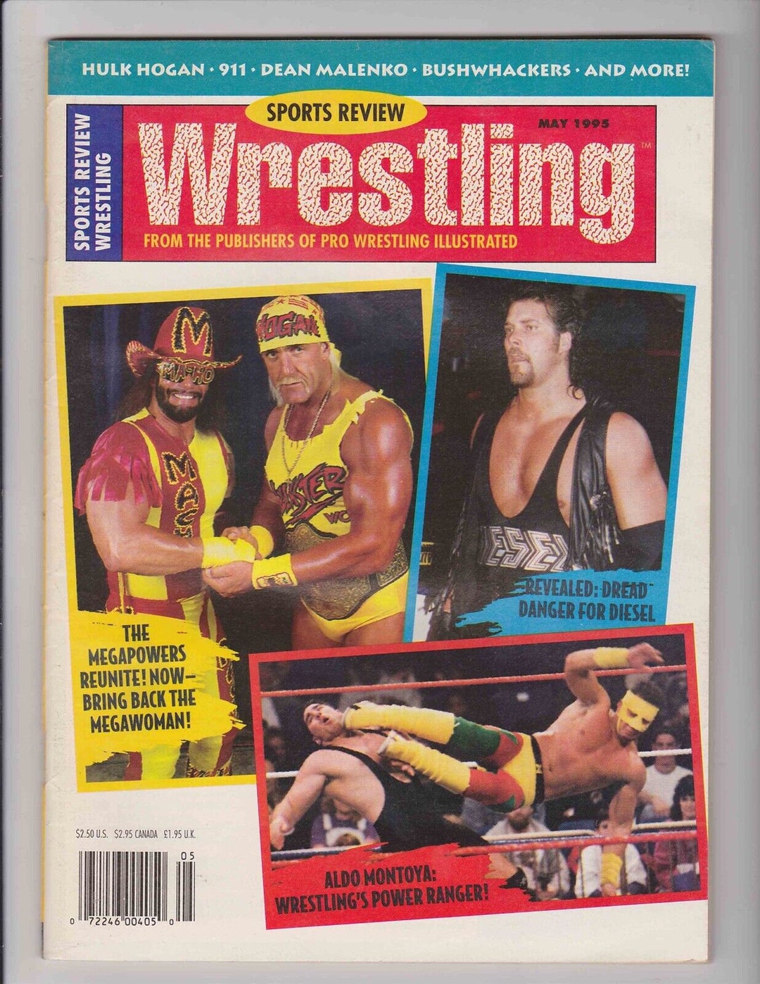 Sports Review Wrestling Magazine May 1995 Hulk Hogan Randy Etsy