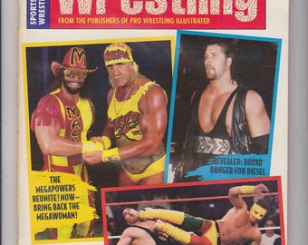 Sports Review Wrestling Magazine May 1995 Hulk Hogan Randy Savage Diesel WWF WCW