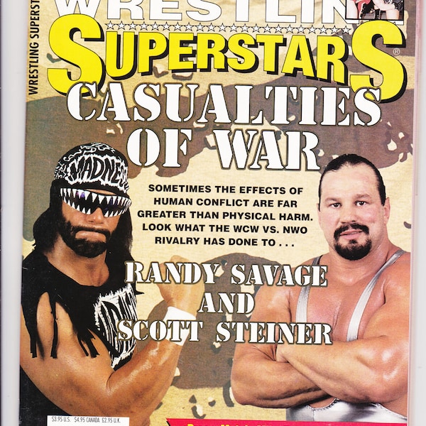 Wrestling Superstars Magazine June 1998 Randy Savage Scott Steiner WCW NWO