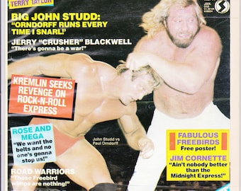 Ringside Wrestling Magazine January 1985 Big John Studd Jerry Blackwell WWF NWA