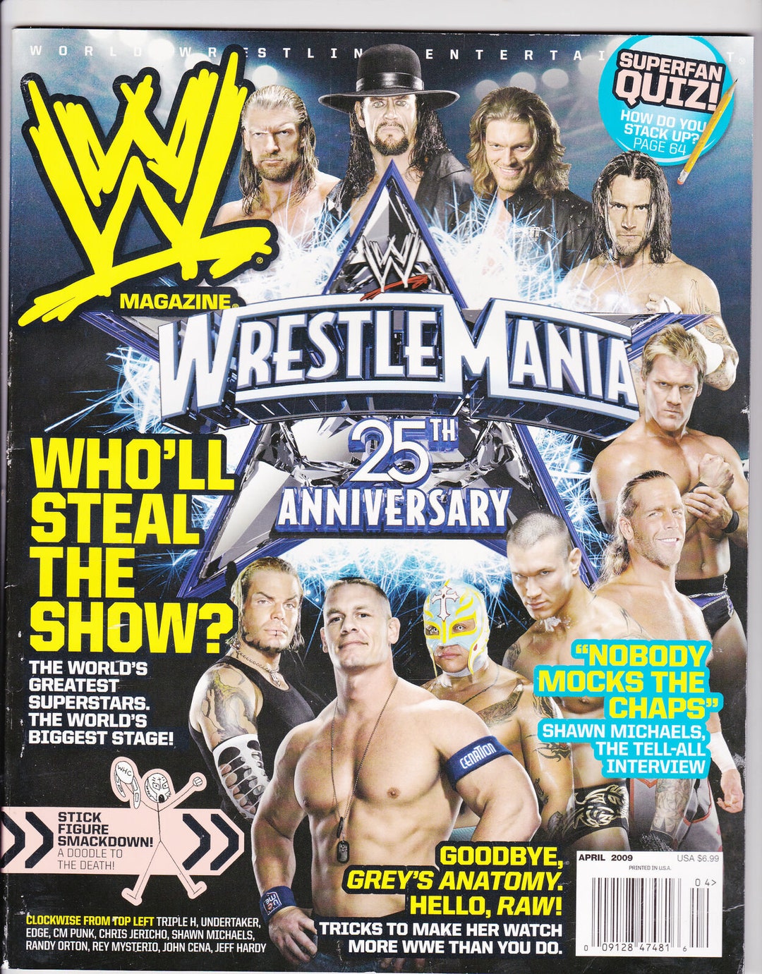 wrestlemania 25 poster