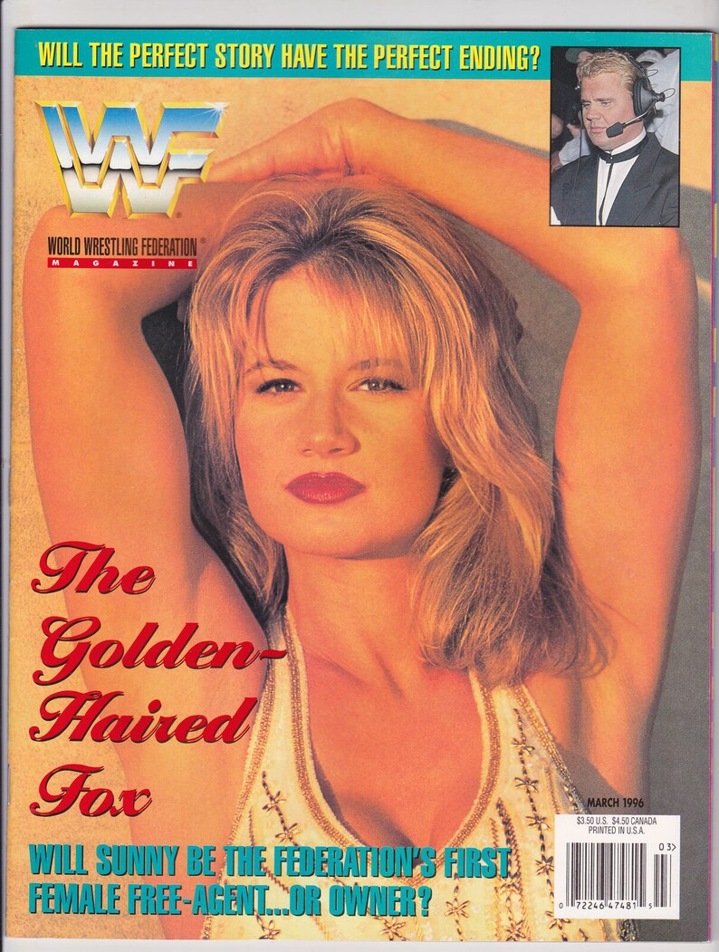 WWF Magazine March 1996 Wrestling Sunny Tammy Lynn Sytch Mr - Etsy