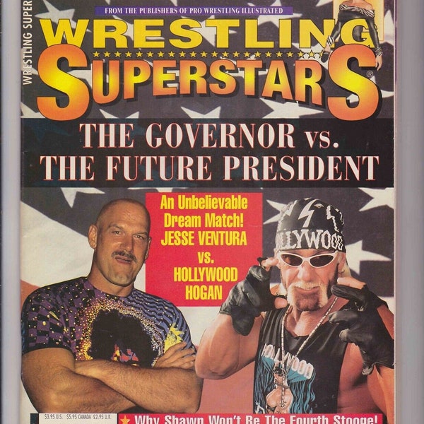 Wrestling Superstars Magazine April 1999 Hulk Hogan Jesse Ventura Sable WWF WCW