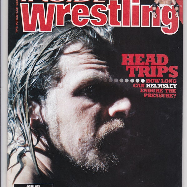 Inside Wrestling Magazine August 2005 Triple H Dudley Boyz Jeff Hardy WWE