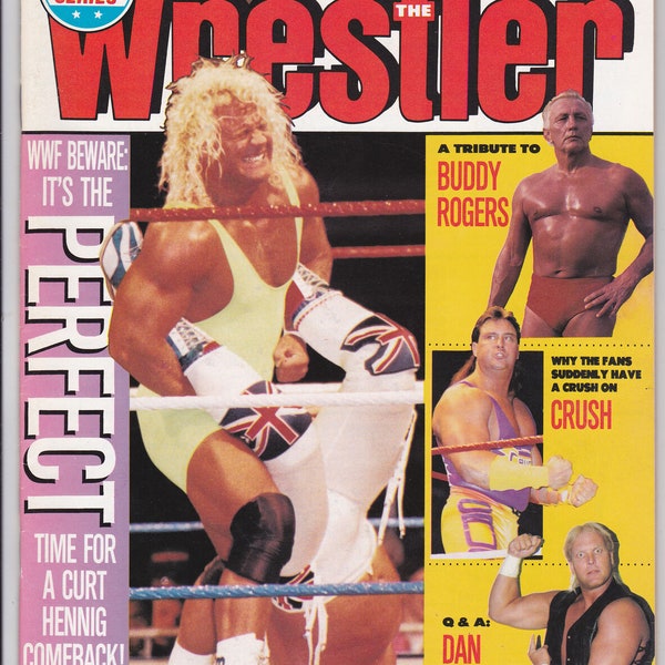 Wrestler Magazine November 1992 Mr Perfect Buddy Rogers Dan Spivey WCW WWF 90s