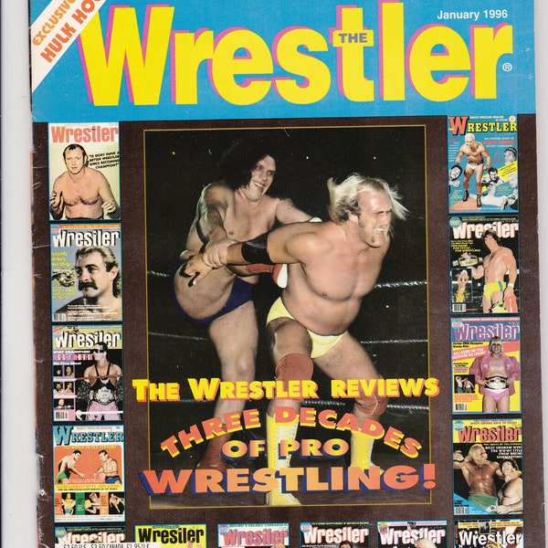 The Wrestler Magazine January 1996 30th Anniversary Issue Andre The Giant WWF