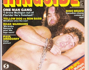 Ringside Wrestling Magazine Juli 1984 One Man Gang Dino Bravo Road Warriors 80er Jahre