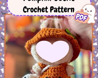Labub Pumpkin Outfit Crochet Pattern | Holloween Set | Labub Clothes PDF | Digital Download