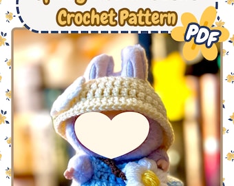 Labub Spring Flower Outfit Crochet Pattern | Labub Clothes PDF | Digital Download