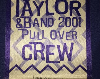 James Taylor Crew Pass Atlanta 2001