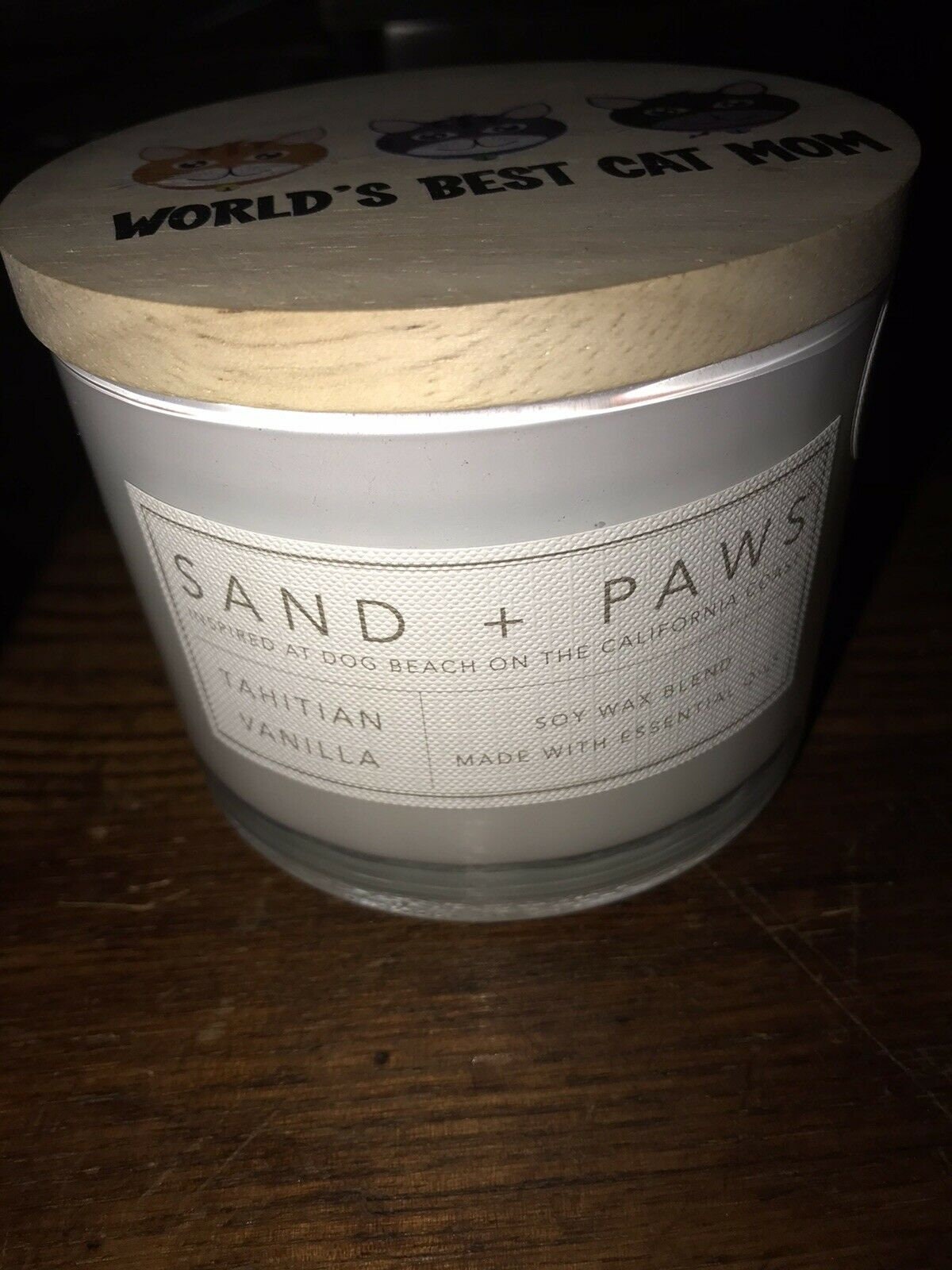 Sand Paws I Paw You Tahitian Vanilla Scented Candle 12oz Etsy