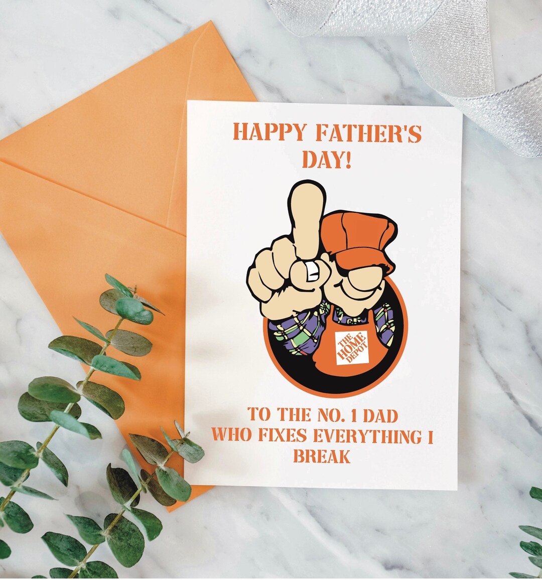 Digital Home Depot Father's Day Card Etsy