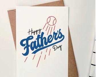 Digital Dodgers Father's Day card