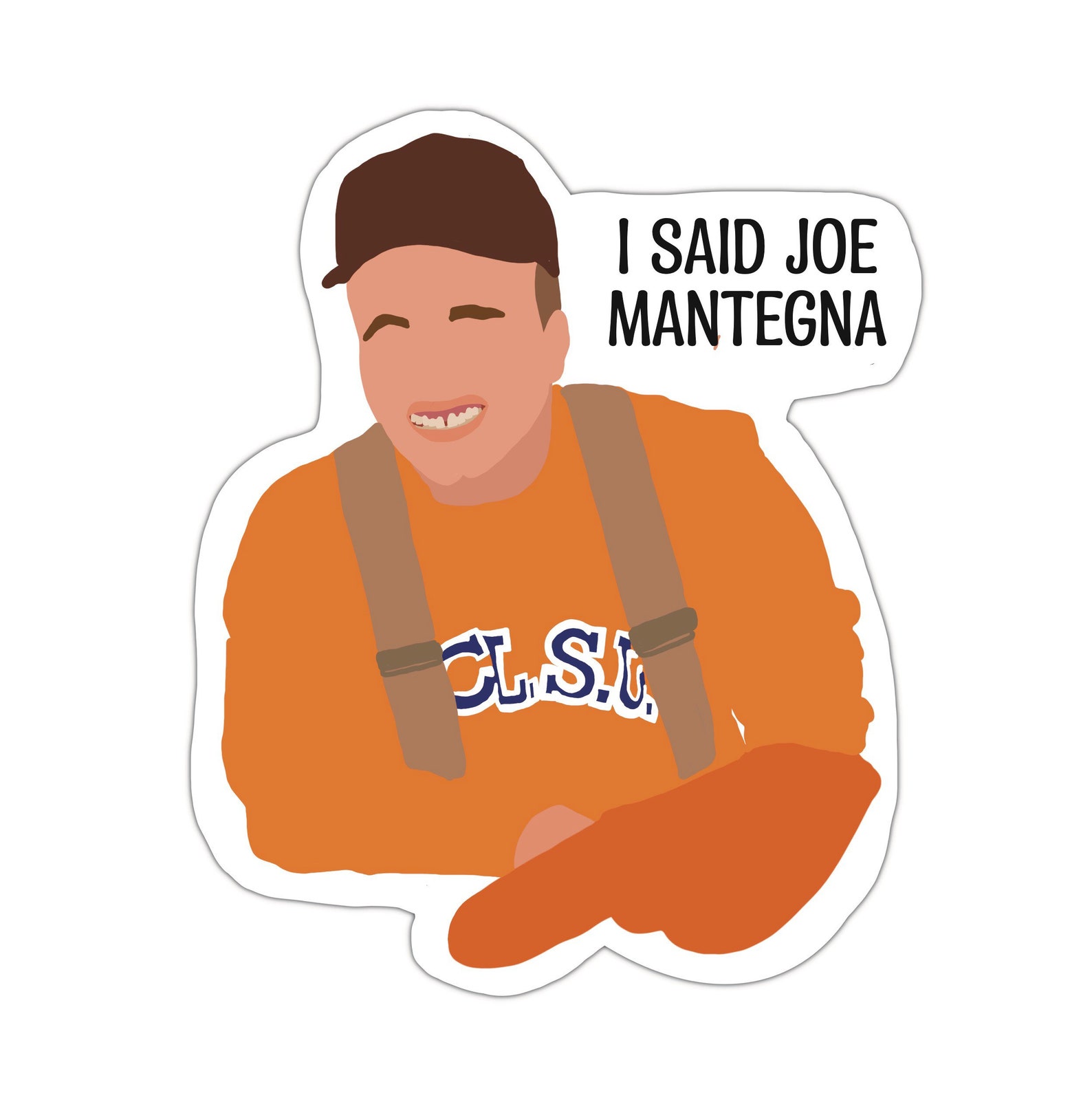 Waterboy Joe Mantegna Sticker Etsy Australia