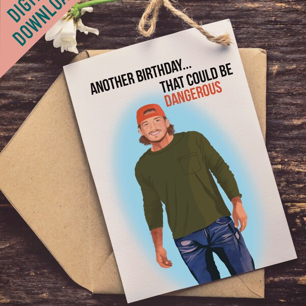 Morgan Wallen Birthday Card - Etsy Sweden