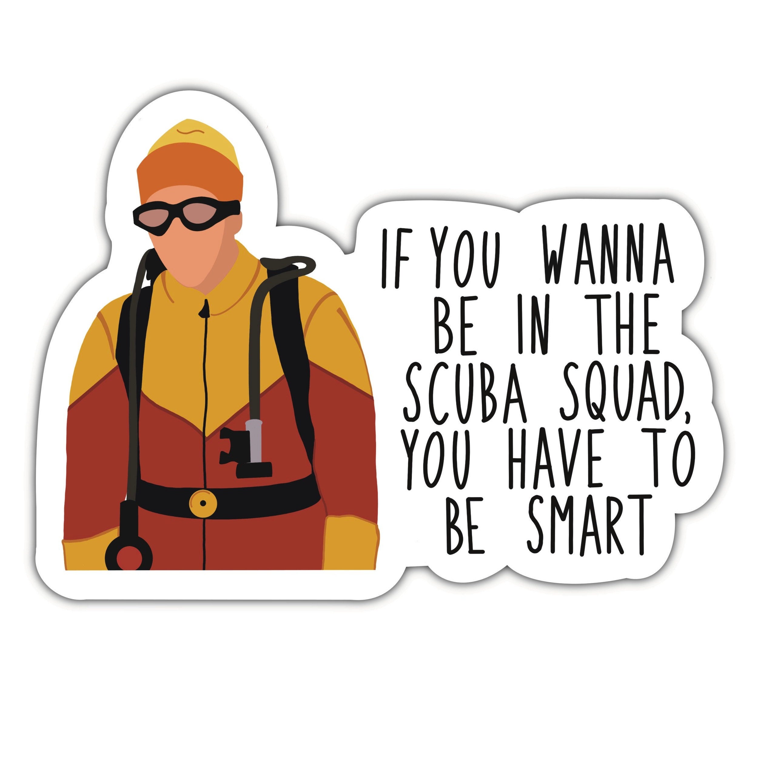 Scuba Steve Sticker Etsy