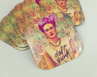 artistic Coasters | decorative  coasters | Home Decor | lively images | metal surface | Furniture Protection | Housewarming | table decor