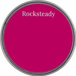 Rocksteady Wise Owl Chalk Synthesis Paint. Bright Pink furniture paint. 16 ounce pint