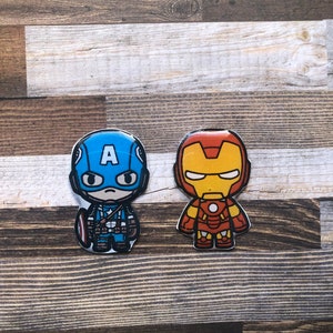 Captain America and Iron Man Xray Markers