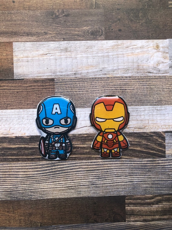 Captain America and Iron Man Xray Markers