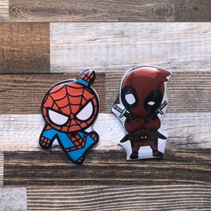 Spider Man and Deadpool Xray Markers