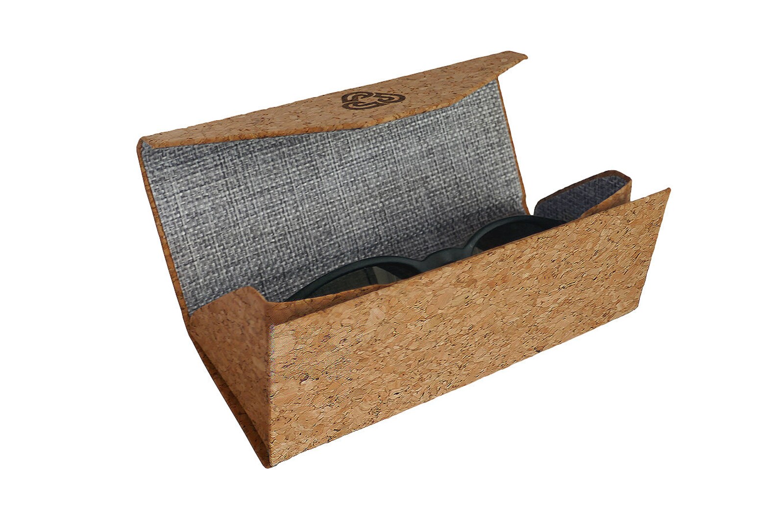 Sustainable Cork Folding Sunglasses Case Glasses Hard Protective Eco ...