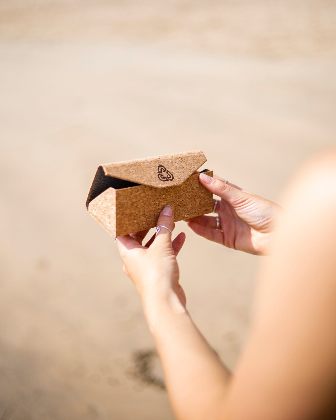 Sustainable Cork Folding Sunglasses Case. Hard Protective Eco - Etsy