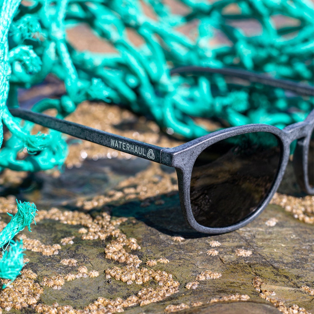 Polarized Round Sunglasses Recycled Fishing Net Frame Eco-friendly Taiwan 100% Recycled Ocean Fishing Nets, Parent-Child Little  main image 2