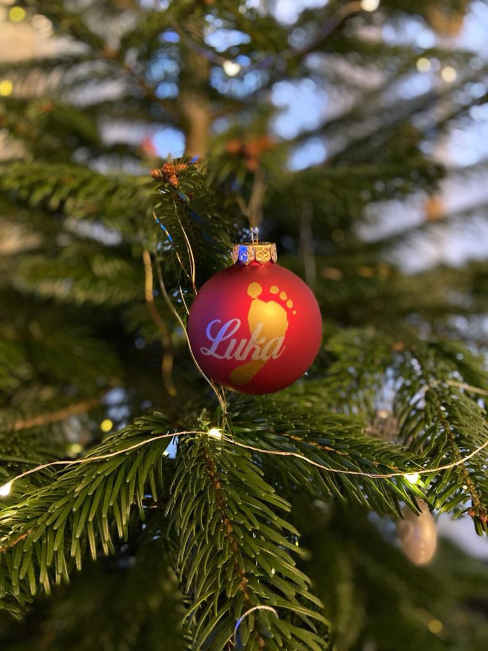 Christmas ball personalized Etsy