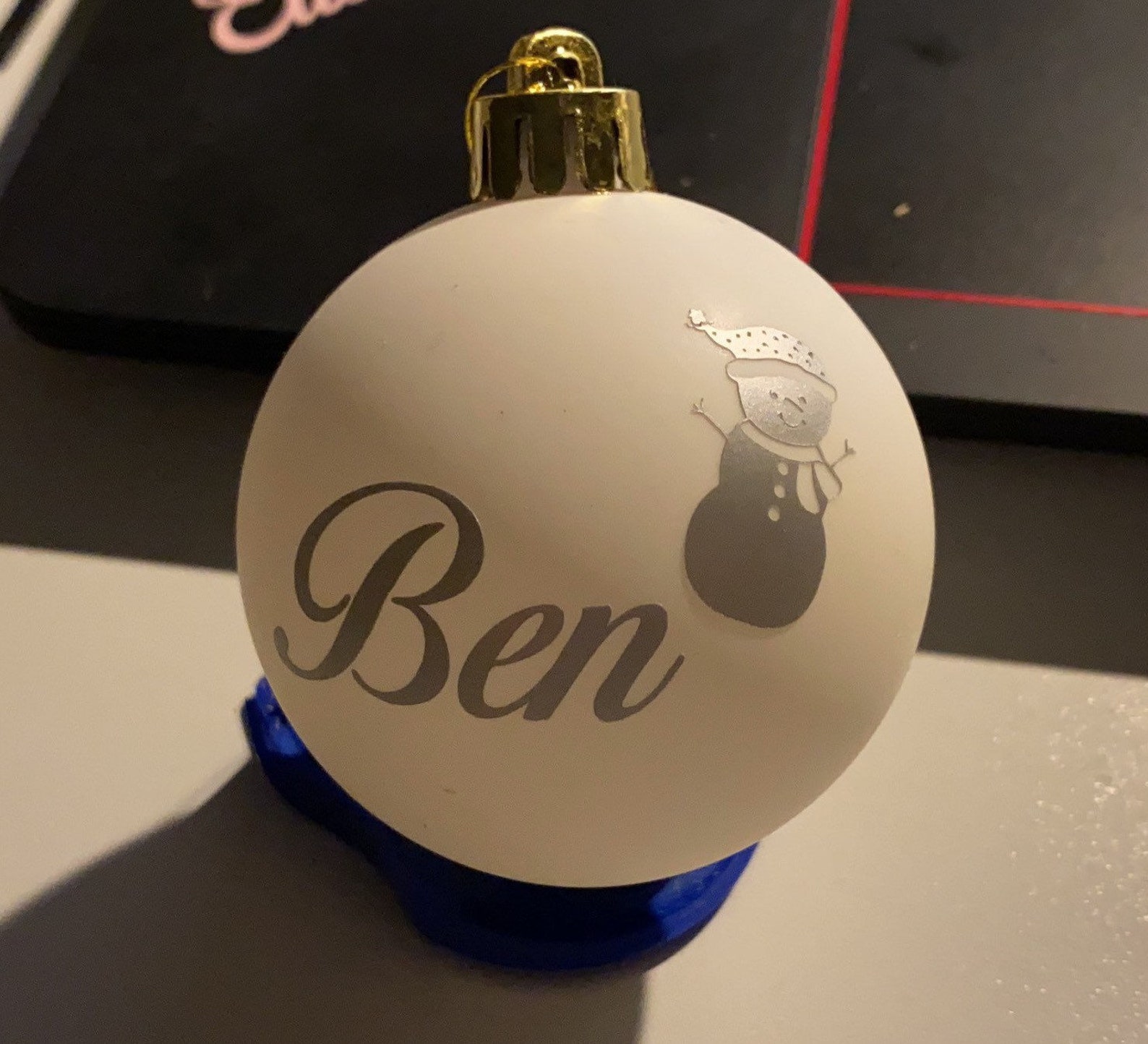 Christmas ball personalized Etsy