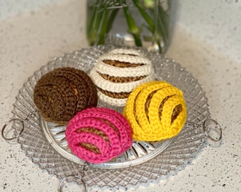 Crochet Concha Keychains