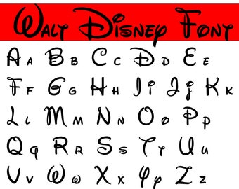 Download Free Disney Font Text Etsy SVG Cut Files