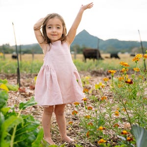 Girls Ruffle Dress Sewing Pattern | Sleeveless Summer Dress PDF | Keyhole Back Closure | Easy Toddler Dress | Instant Download