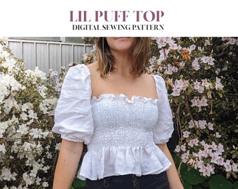Schnittmuster & Nähanleitung : Lil Puff Top