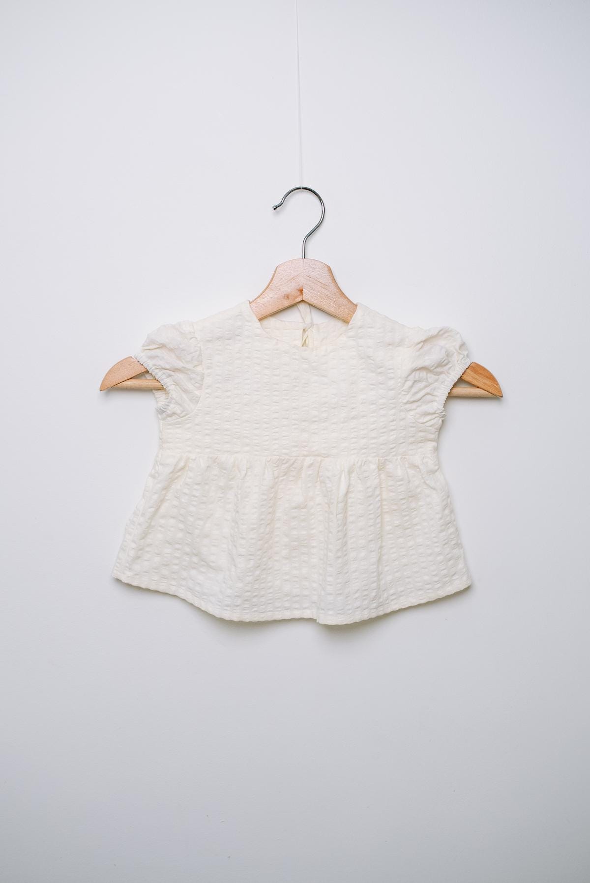 Girls Puff Sleeve Top Pattern PDF | Beginner Yoke Blouse Sewing Pattern ...
