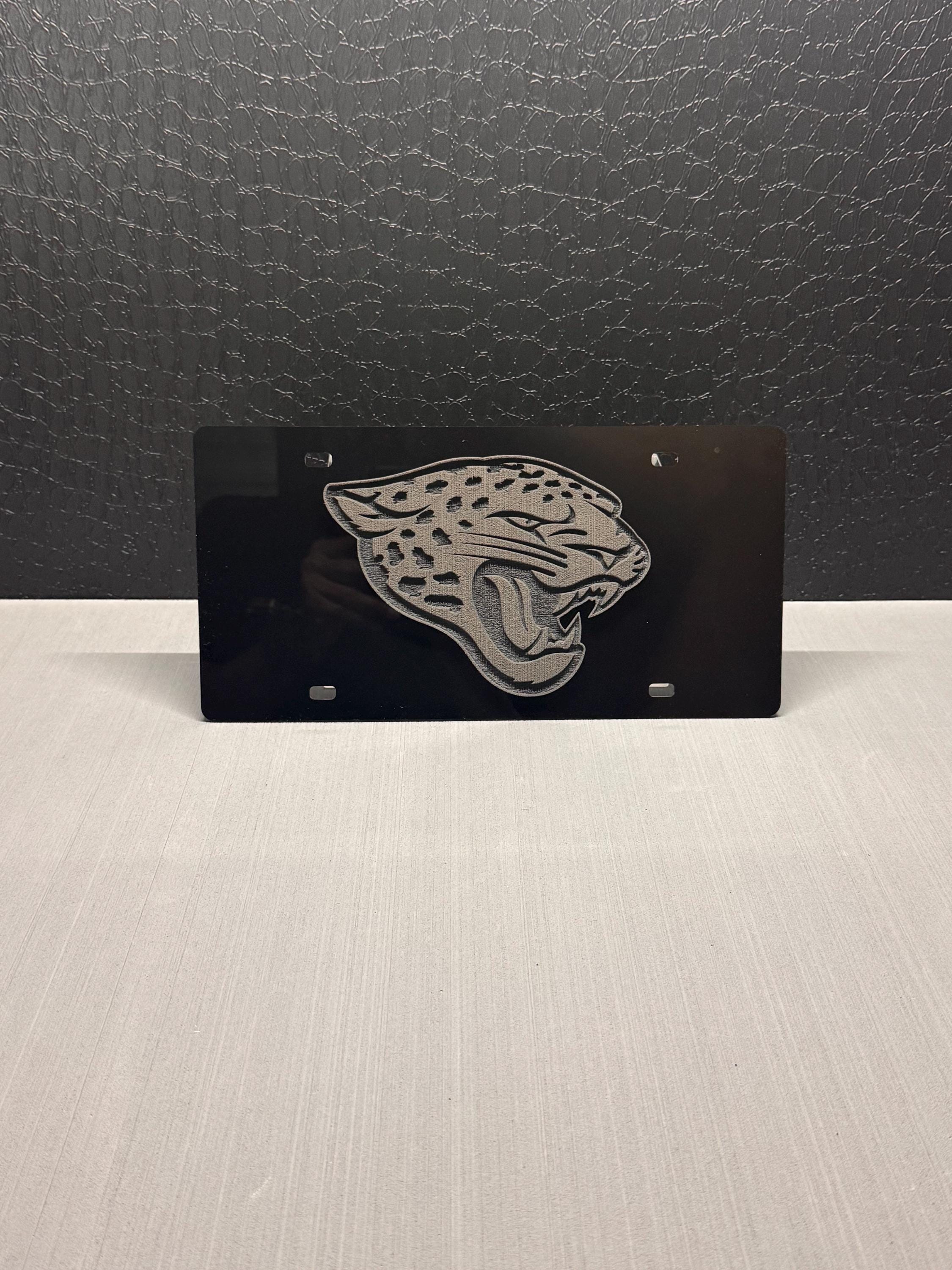 Jacksonville Jaguars License Plate: 3D Football Car Tag Vanity