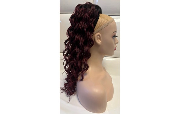 Pin by Whitney Dollface on Red Hair...Don't Care | Front lace wigs human  hair, Sleek ponytail hairstyles, Red hair updo