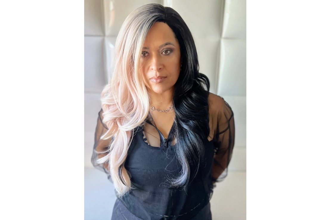 Captivating Pink And Black Lace Front Wig Picture Digital Art Captivating Pink And Black Lace Front Wig Picture Digital Art